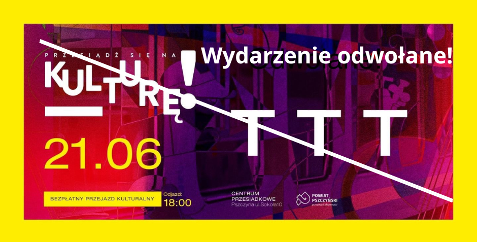 Informacja o odwołanym koncercie