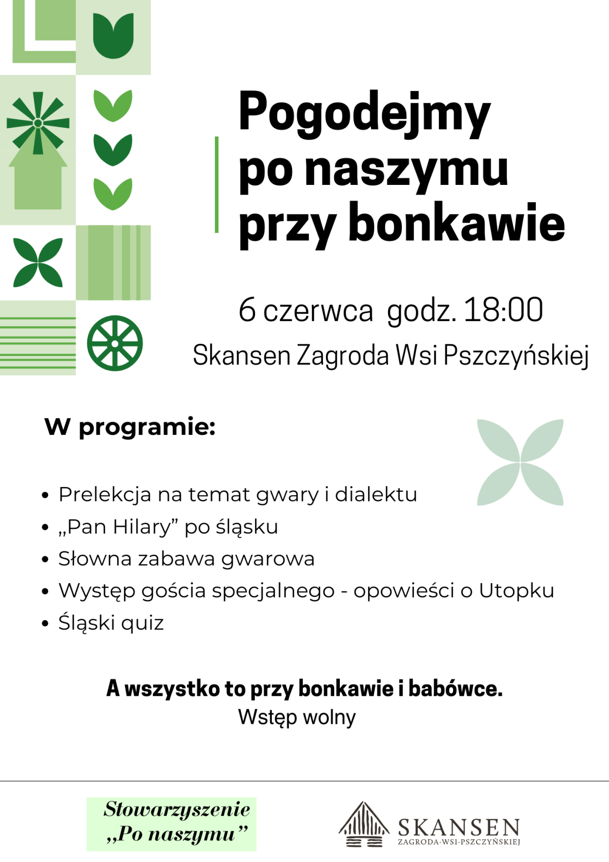 Plakat z inforacjami o projekcie